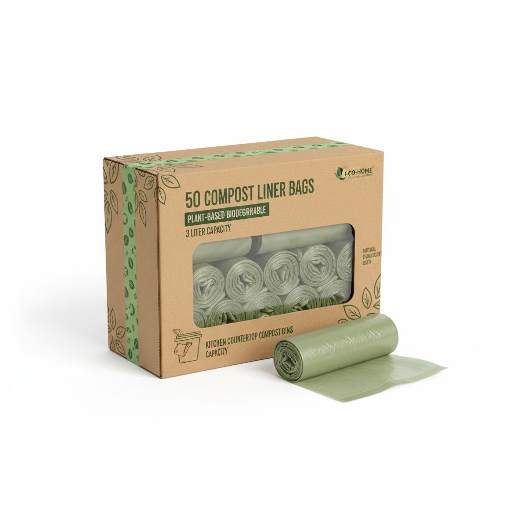 Compost Liner Bags (50 Count, 3L)
