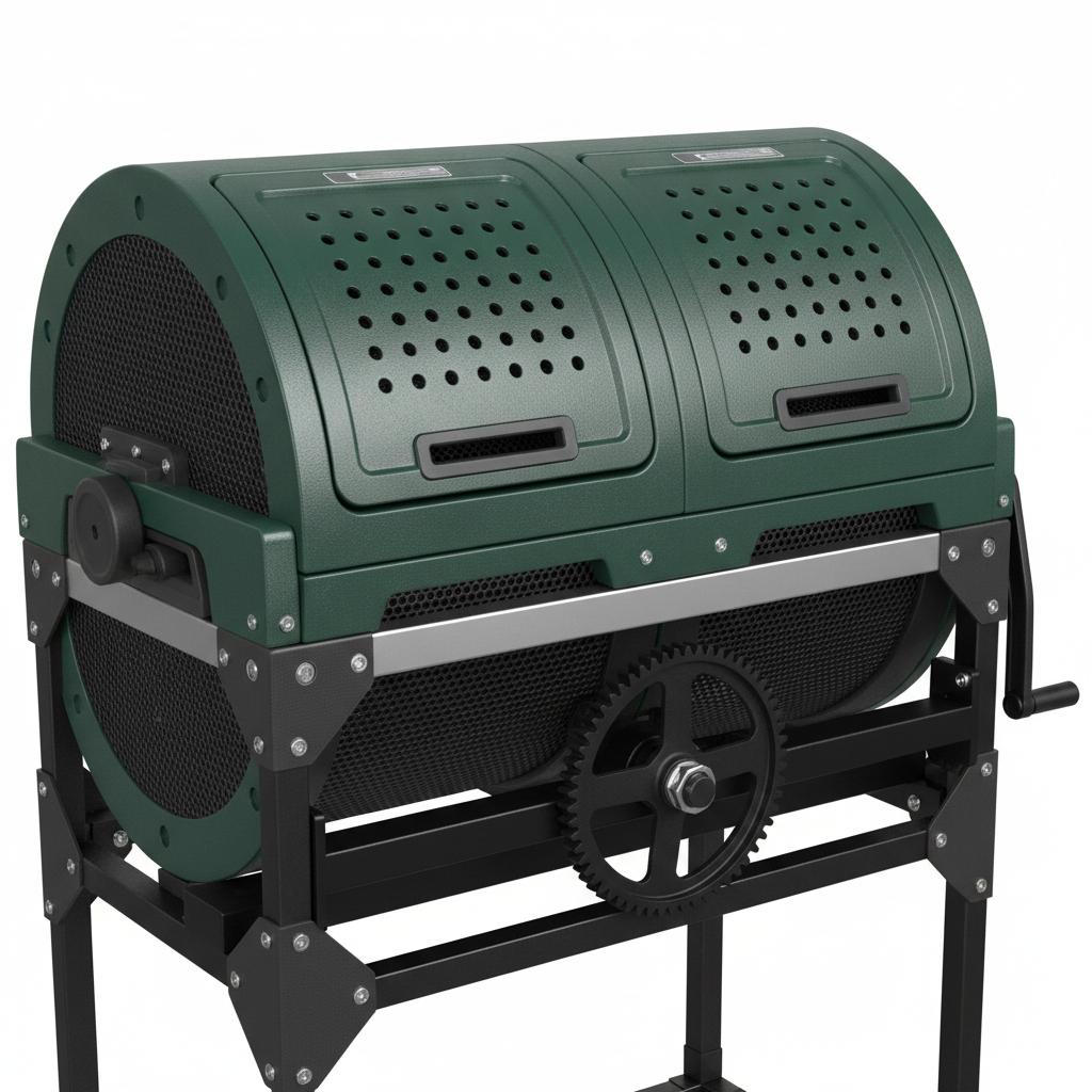 Home Composting System Pro (Dual Chamber, 80 Gallon)