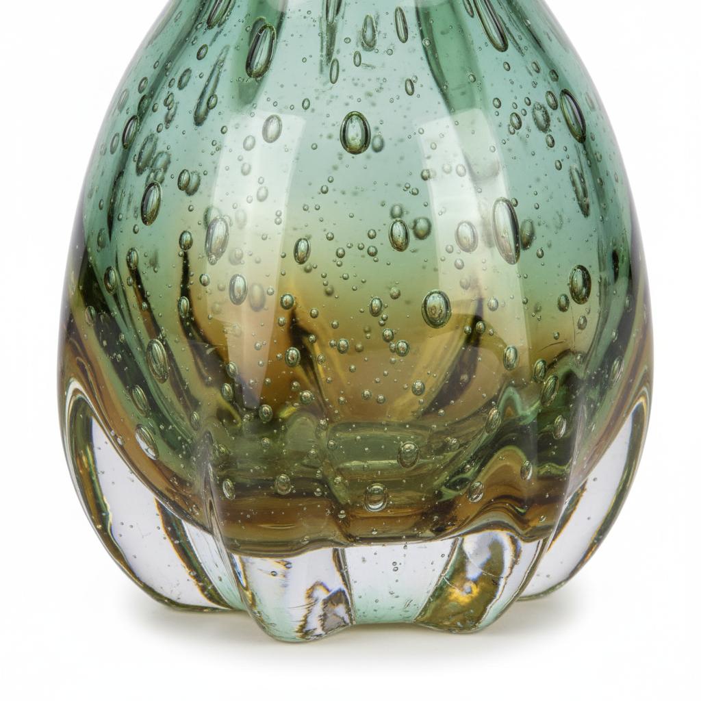Recycled Glass Vase & Decor Set (3-Piece)